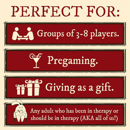Horrible Therapist: by Exploding Kittens - A Card Game for 3-8 Players, Ages 17+ - Adult Party Game for Family Night