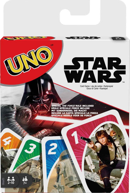 Mattel Games UNO Card Game, Gifts for Kids and Family Night, Themed to Video Game, Travel Games, Storage Tin Box