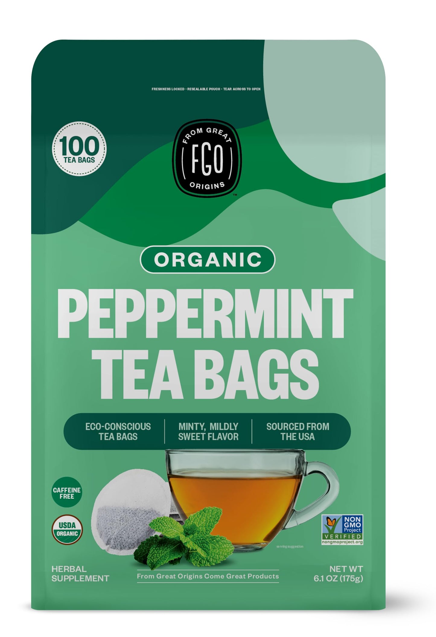 Peppermint Leaf - 100 Count (Pack of 1)