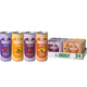 Peach Mango, Orange Pineapple, Black Cherry and Pomegranate Blueberry - Pack of 24 (8 Fl Oz)