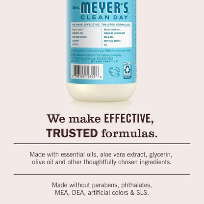Mrs. MEYER'S CLEAN DAY Liquid Hand Soap, Dewdrop Scent, 12.5 Ounce Bottle