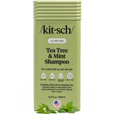 Kitsch Clarifying Tea Tree & Mint Liquid Shampoo for Women & Men – Clarifying Shampoo with Peppermint & Tea Tree Oil for Oily Hair & Scalp Buildup – Clean Color-Safe Hair Care, Made in USA - 12.3 oz