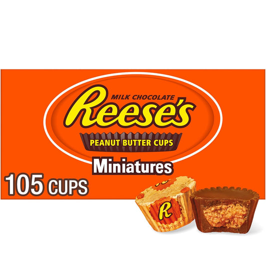 REESE'S_Miniatures_Milk_Chocolate_Peanut_Butter_Cups,_Candy_Packs,_0.31_oz_(105_Pieces)
