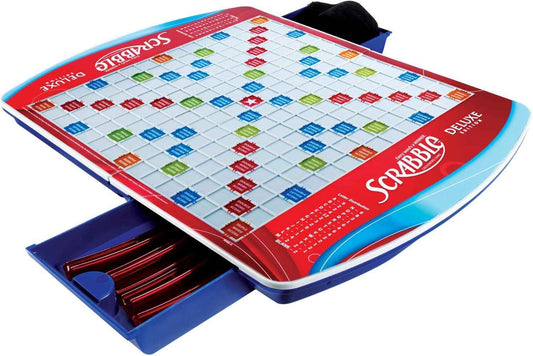Hasbro Gaming Scrabble Deluxe Edition Board Game,
