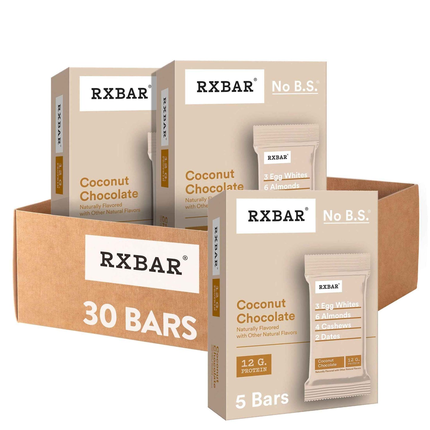 RXBAR Protein Bars, Protein Snack, Snack Bars, Coconut Chocolate