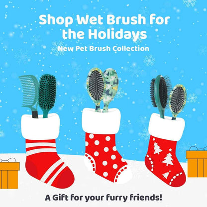 Wet Brush Pet Hair Brush, Smooth, Shiny Fur, Dog and Cat Hairbrush, De-Shedding Comb & Dematting Tool for Grooming Long or Short-Haired Dogs, Tangle-Free for Less Pulling & Tugging