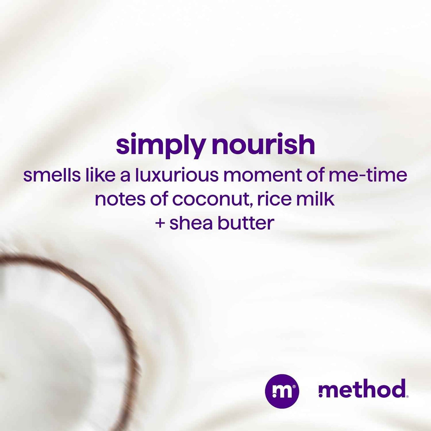 Method Moisturizing Shampoo, Simply Nourish - Hydrates and Revives Dry Hair, Safe for Color-Treated Hair – Sulfate Free and Cruelty Free - 14 oz