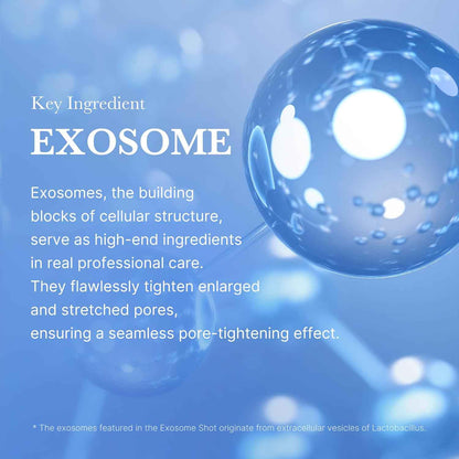 medicube Exosome Shot Spicule Facial Serum | Liquid Skin Booster Serum | Exosome, AHA+BHA+PHA | Pore Care, Dead Skin Cells, Skin Texture | Korean Skincare, 1.01 fl.oz