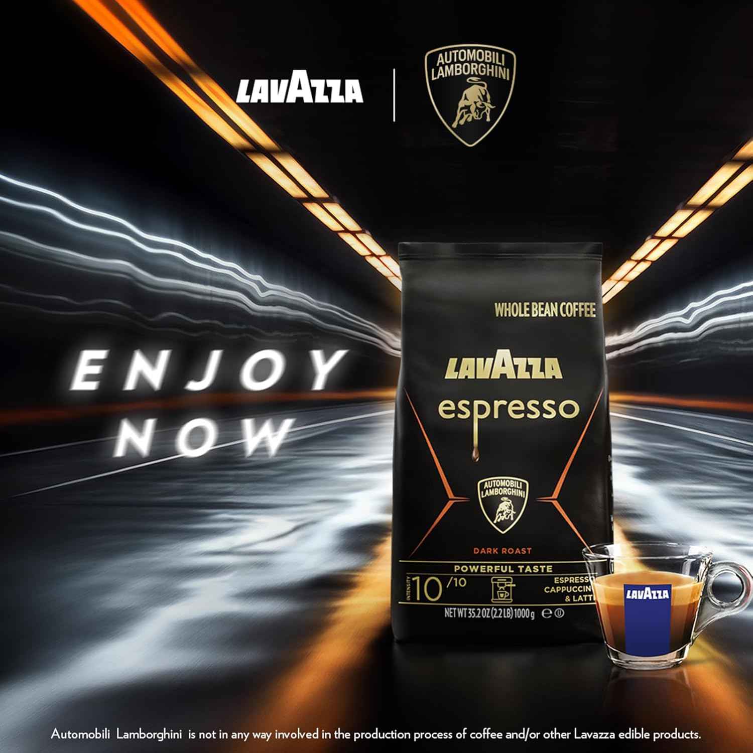 Lavazza Espresso Whole Bean, Dark Roast, Arabica and Robusta Blend