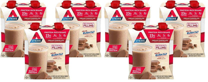 Atkins Creamy Chocolate Meal Size Protein Shake, 23g Protein, Low Glycemic, 4g Net Carb, 1g Sugar, Keto Friendly