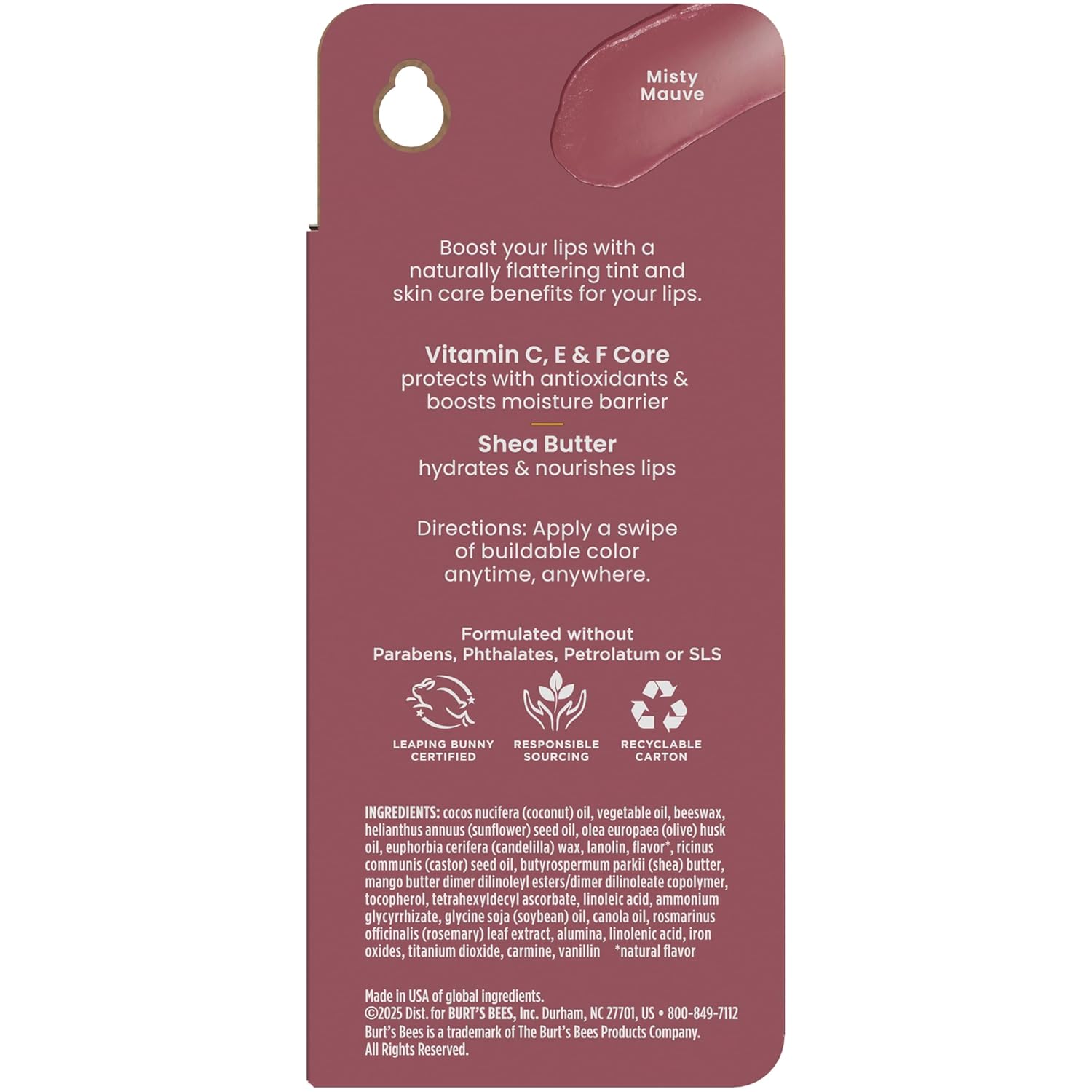 Burt’s_Bees_Tinted_Boosted_Balm,_Misty_Mauve,_Hydrating_Tinted_Lip_Balm_with_Vitamin_C,_E,_and_F_Core,_24_Hour_Lip_Moisturizer_with_Responsibly_Sourced_Beeswax,_100%_Natural_Origin,_1_Count,_0.16oz