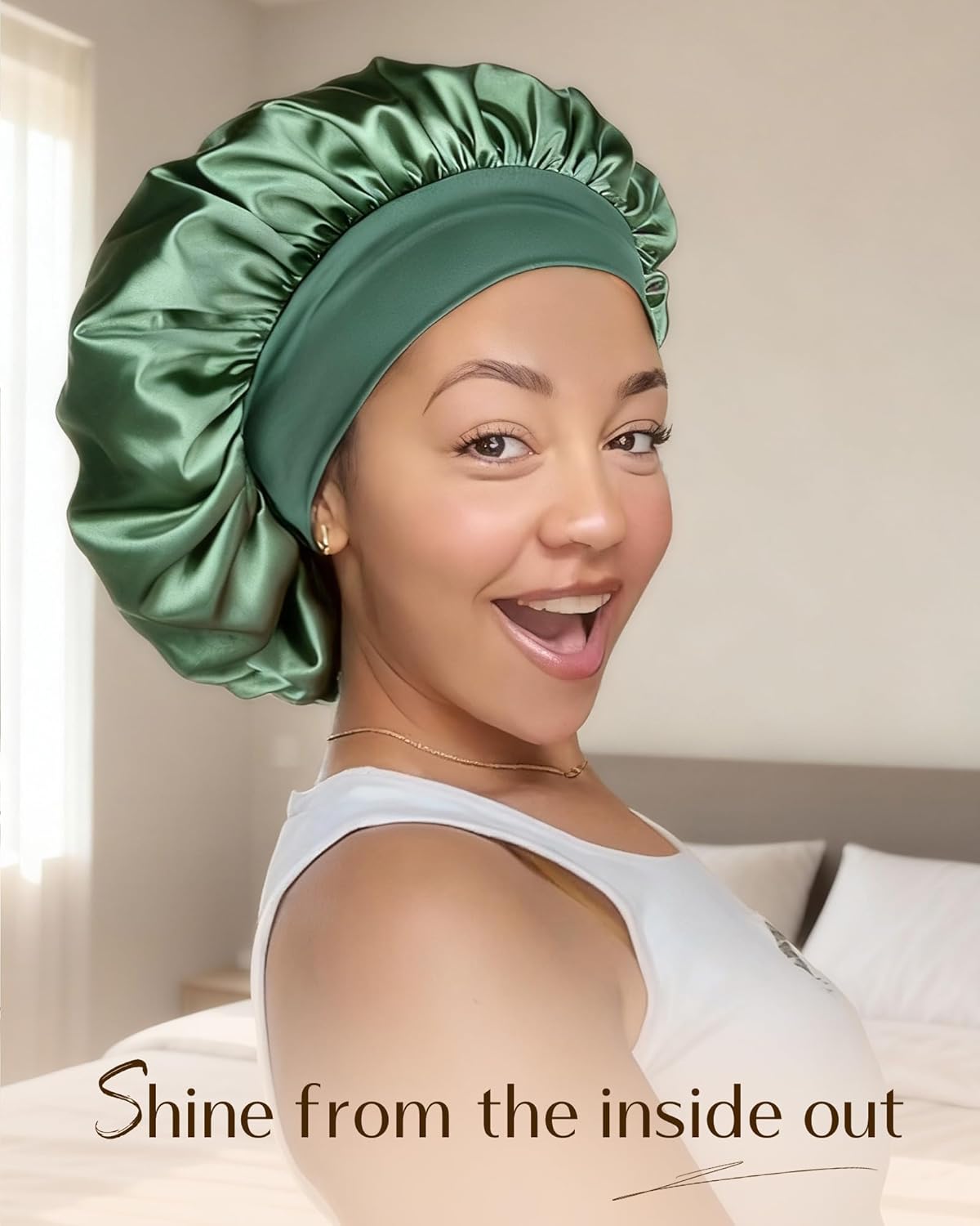 YANIBEST_Silk_Bonnet_for_Sleeping_Women,_Double_Layer_Hair_Satin_Bonnets_with_Elastic_Band,_Sleep_Cap_Curly_Natural_Hair