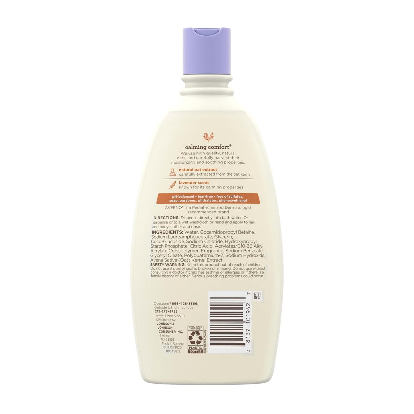 Aveeno_Baby_Nighttime_Calming_Comfort_Bath,_Body_&_Hair_Wash_with_Relaxing_Lavender_&_Vanilla_Scents_&_Natural_Oat_Extract,_Tear-Free_Formula,_Paraben-,_Phthalate-_&_Soap-Free,_18_Fl._Oz