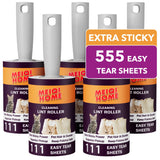 Lint Rollers for Pet Hair Extra Sticky, Mega Value Set Lint Roller, Portable Pet Lint Remover for Clothes, Furniture, Carpet, Dog & Cat Hair Removal
