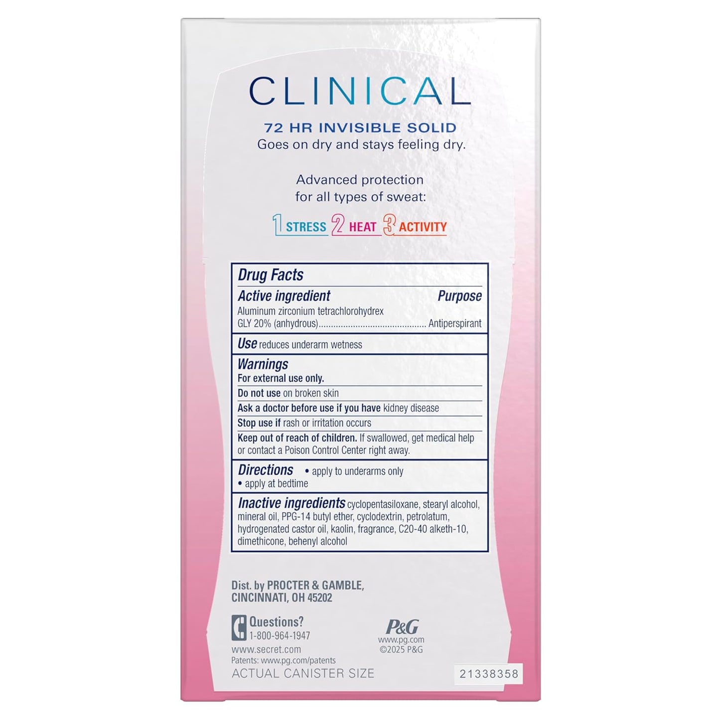 Secret_Clinical_Strength_Antiperspirant_Deodorant_for_Women,_3X_Stress_Protection,_72hr_Sweat_&_Odor_Protection,_Pro-Hyaluronic_Acid,_Invisible_Solid,_Strawberry_Summer_Fizz_Scent,_1.6_oz