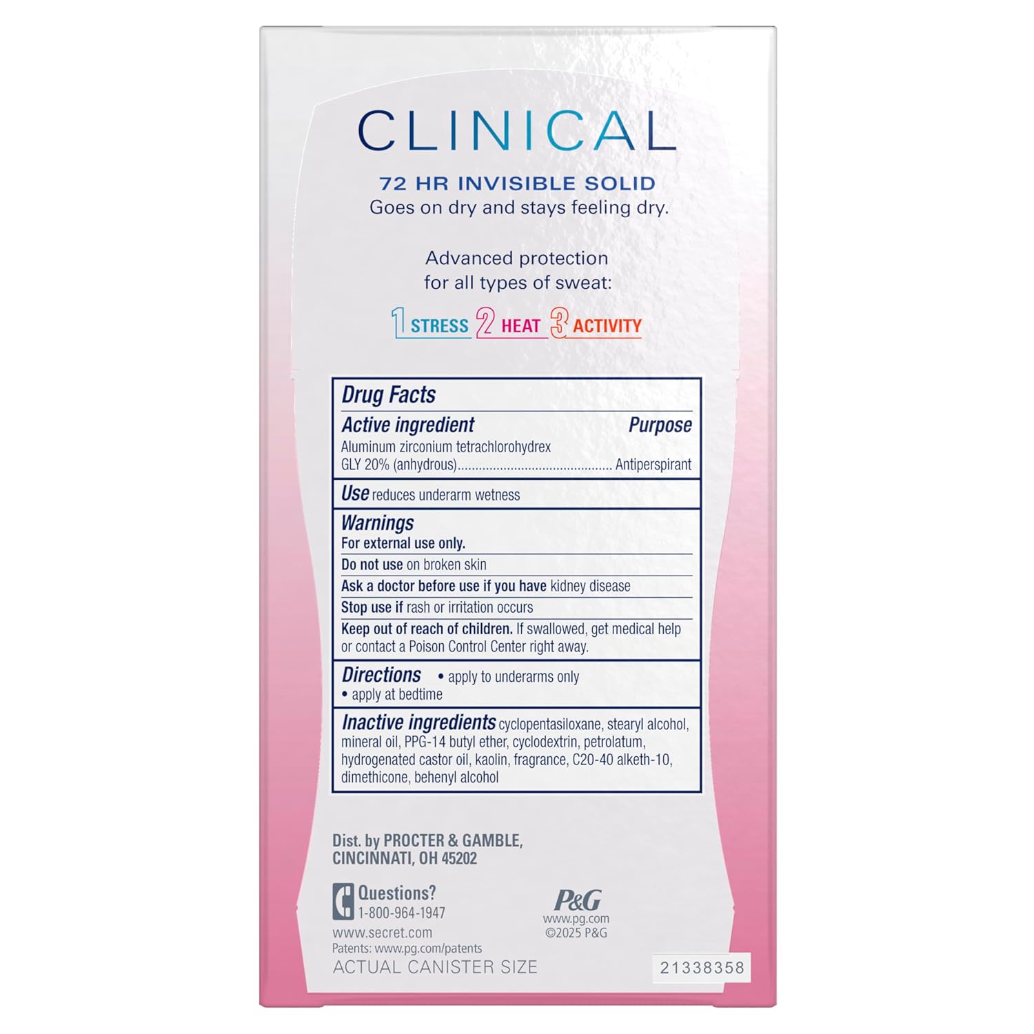 Secret_Clinical_Strength_Antiperspirant_Deodorant_for_Women,_3X_Stress_Protection,_72hr_Sweat_&_Odor_Protection,_Pro-Hyaluronic_Acid,_Invisible_Solid,_Strawberry_Summer_Fizz_Scent,_1.6_oz