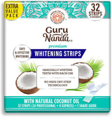 GuruNanda Teeth Whitening Strips - 7-Day Treatment with Non-Slip, Dry Strip Technology - Whitening Designed with Care for a Brighter Smile