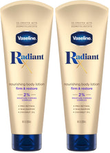 Vaseline Radiant X Firm & Restore with Pro-Retinol, Niacinamide & Coconut Oil, Nourishing Body Lotion 8 oz