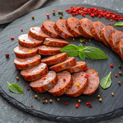 Old Wisconsin Hot & Spicy Sausage Snack Sticks, Naturally Smoked, Ready to Eat, High Protein, Low Carb, Keto, Gluten Free