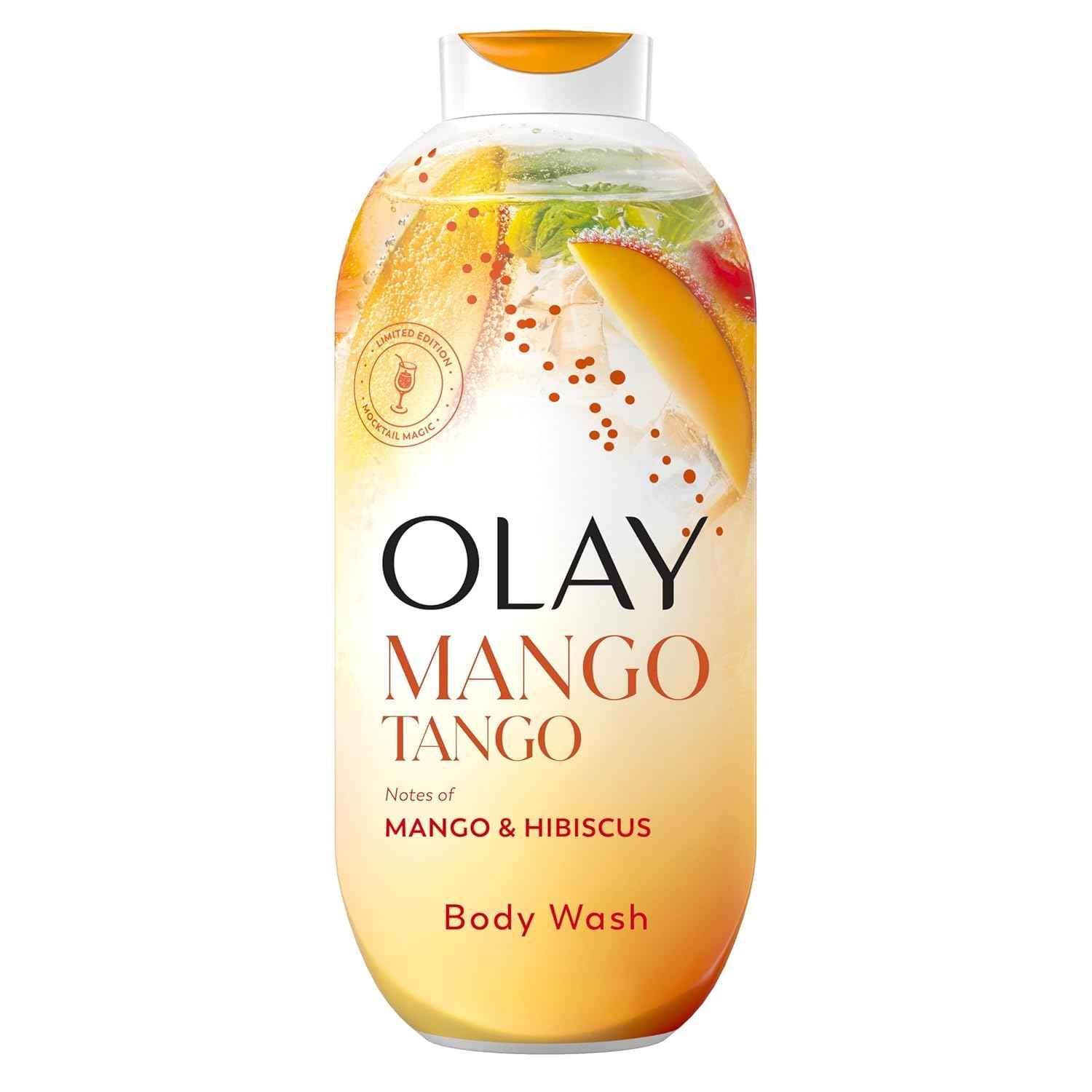 Olay Body Wash for Women, 24/7 Skin-Loving Freshness, Miami Mocktails, Plant Based Cleansers, Vitamin B3 & Antioxidant Blend, For All Skin Types