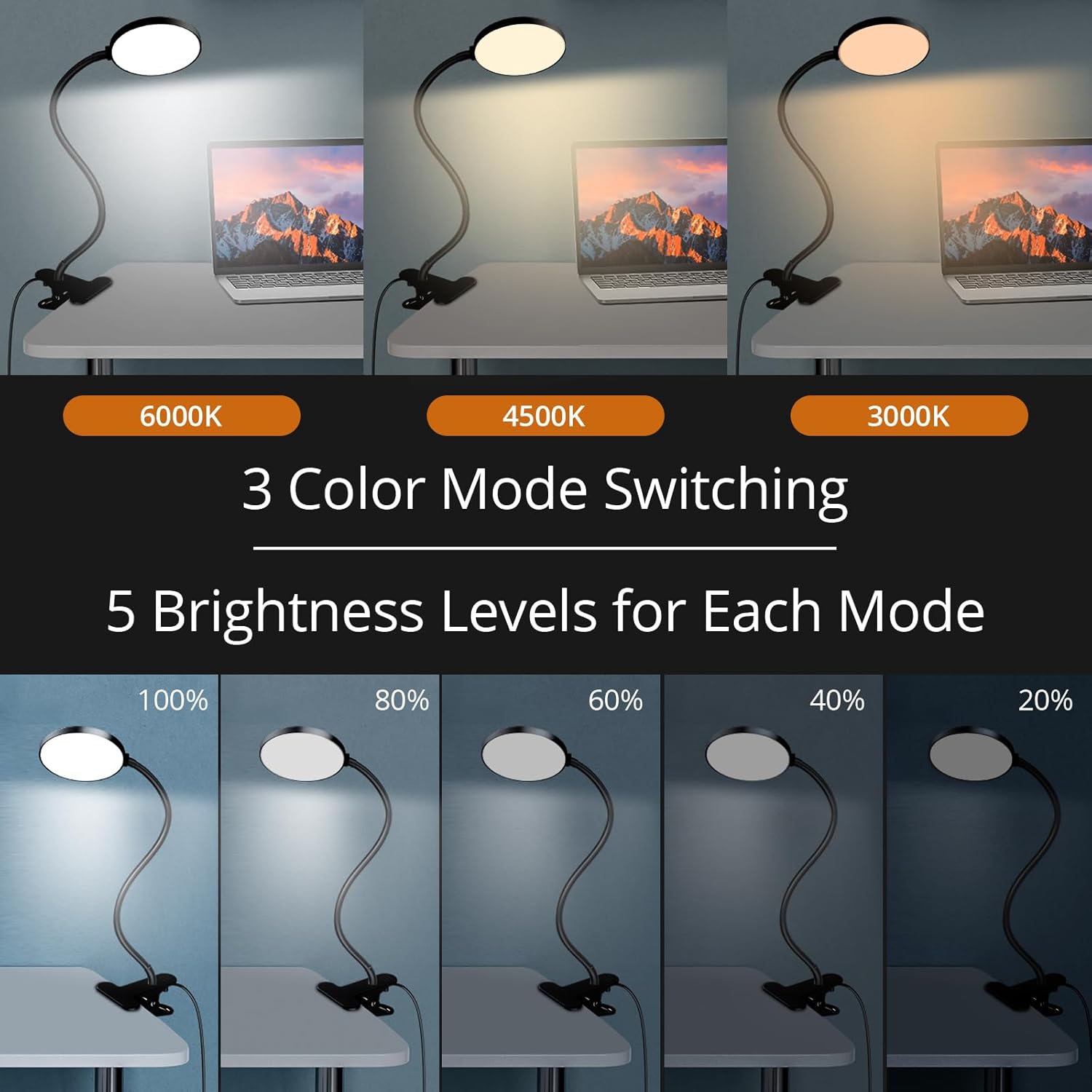 Reading_Light_with_Remote,_LED_Desk_Lamp_Clip_on_[1H_Timer_&_Nightlight]_RA>95_Dimmable_Flexible_Gooseneck,_Reading_Lamp_with_Clamp_for_Table_-_3.5''_(Adapter_Included)