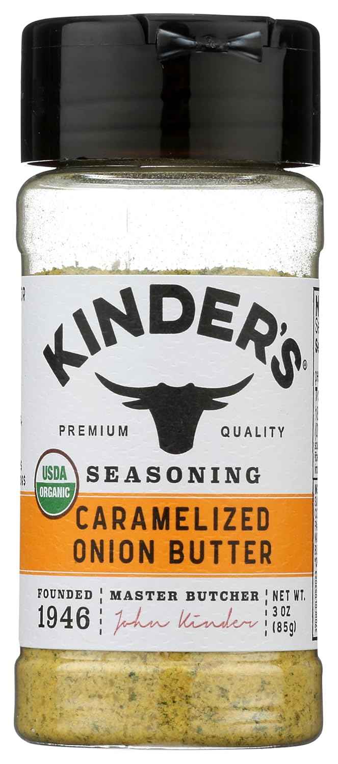 Kinders Organic Caramelized Onion Butter Seasoning, 3 OZ