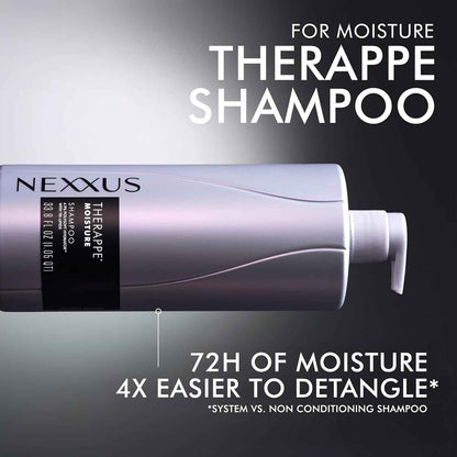 Nexxus Therapee Shampoo for Ultimate Moisture for Dry Hair Powered by POLYSOFT HYDRATOR Technology with Tri-lipids
