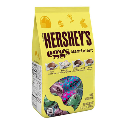 HERSHEY'S Assorted Flavored Eggs, Easter Candy Bulk Bag, Easter Day