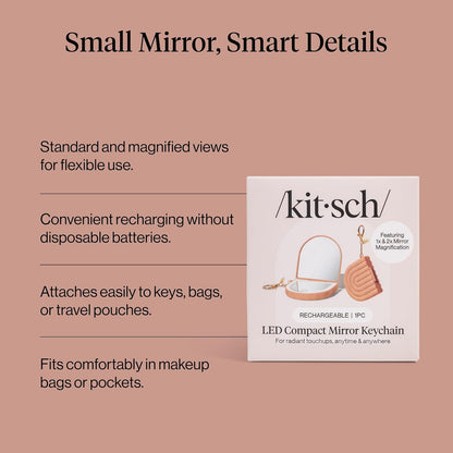 Kitsch_Compact_Mirror_Keychain_–_Travel_Makeup_Mirror_with_Lights,_Small_Lighted_Dual-Magnification_Pocket_Mirrors,_USB-Rechargeable,_Ideal_for_Your_Touch-Ups_While_On_Travel_–_Terracotta