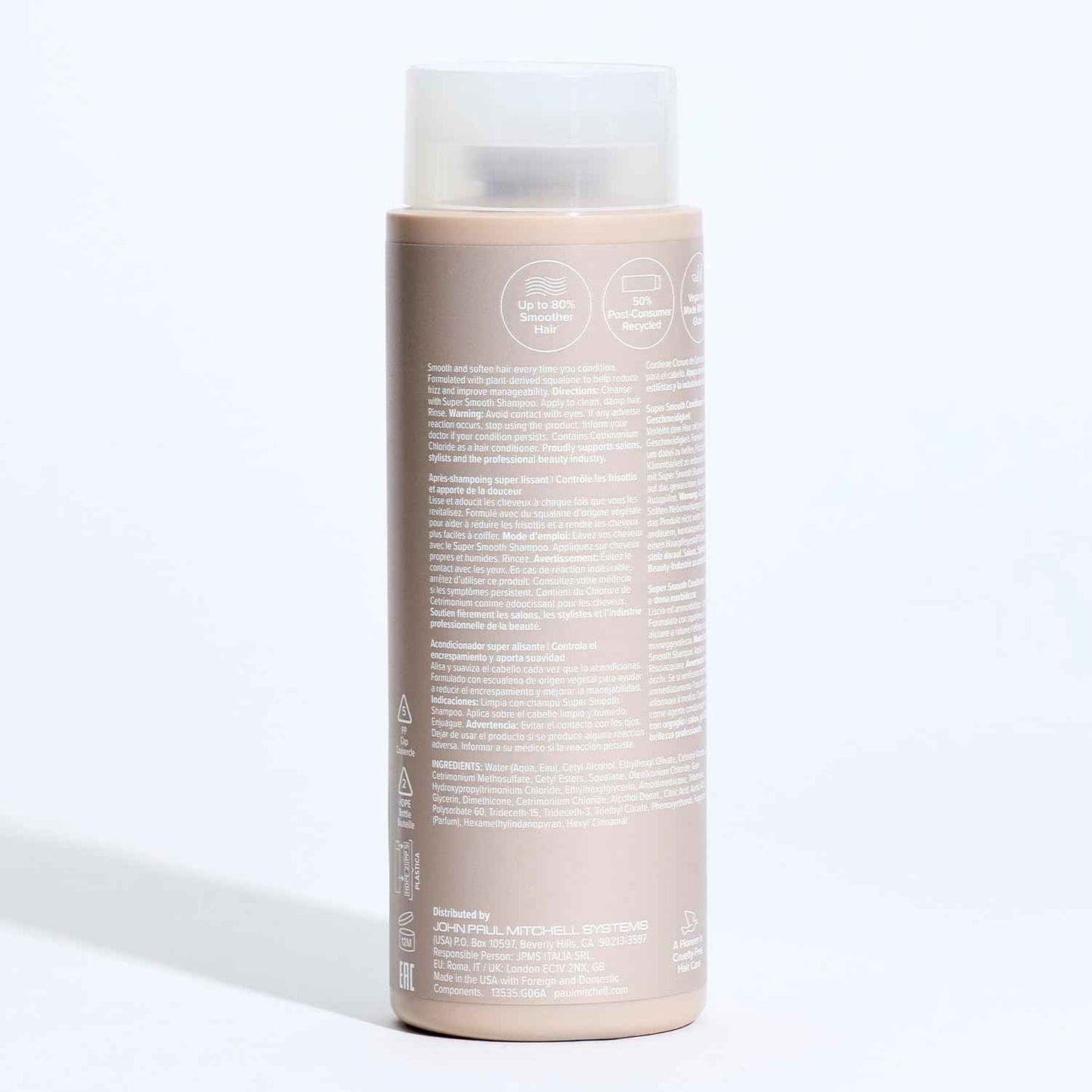 Paul Mitchell Super Smooth Conditioner, Controls Frizz, Adds Softness, For Frizzy Hair