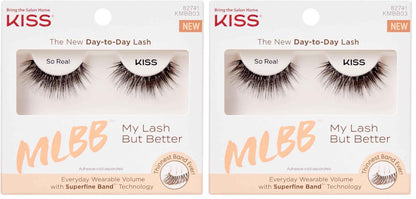 KISS My Lash But Better, False Eyelashes, 12mm, Includes 1 Pair Of Lash, Easy to Apply, Reusable Lash Clusters