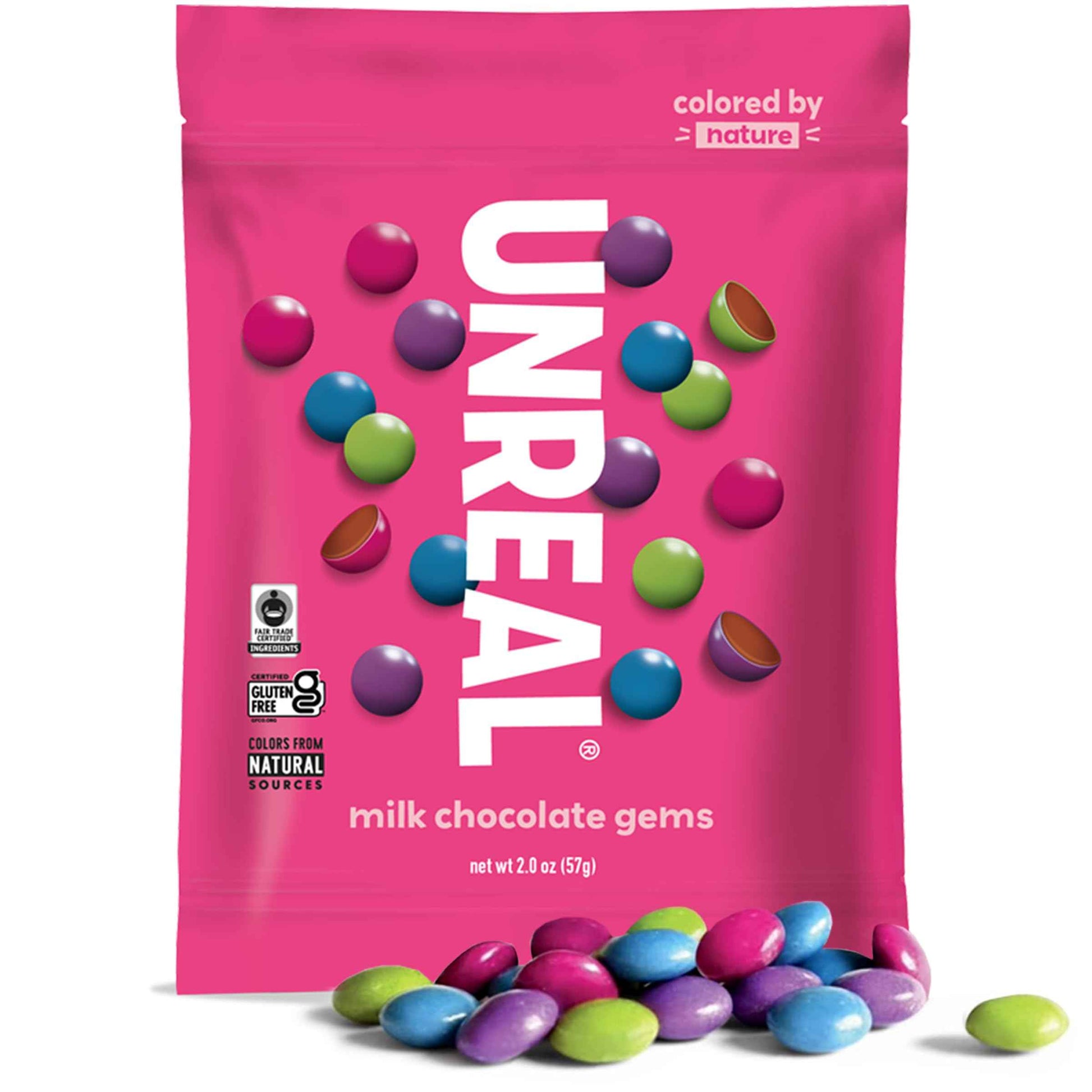 Unreal Milk Chocolate Gems, 2 Oz - Easter Day