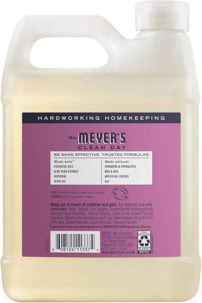 Mrs. MEYER'S CLEAN DAY Hand Soap Refill, Plum Berry Scent, 33 Fl Oz Bottle