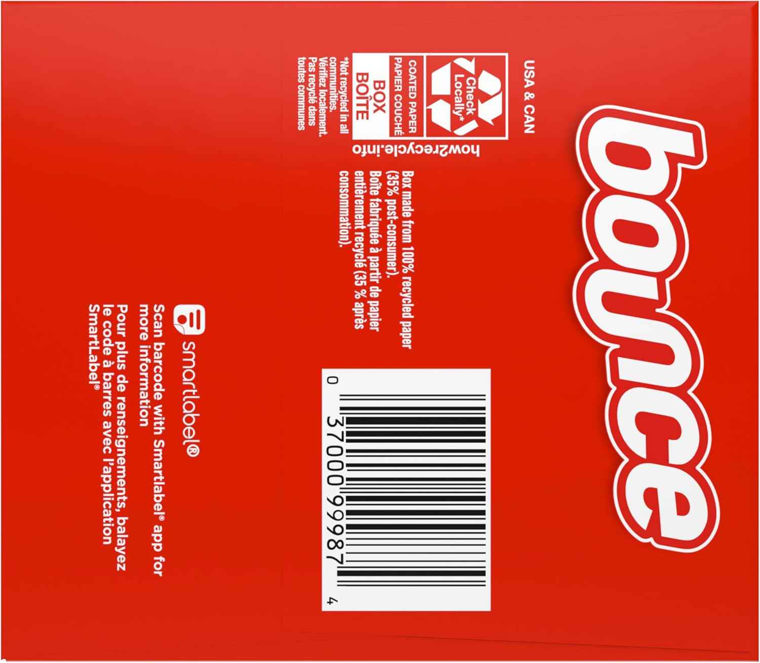 Bounce Fabric Softener Sheets, Fresh Linen Scent