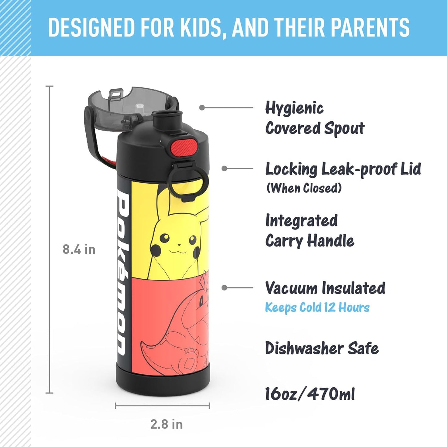 THERMOS_FUNTAINER_16_Ounce_Stainless_Steel_Vacuum_Insulated_Bottle_with_Wide_Spout_Lid,_Pokemon