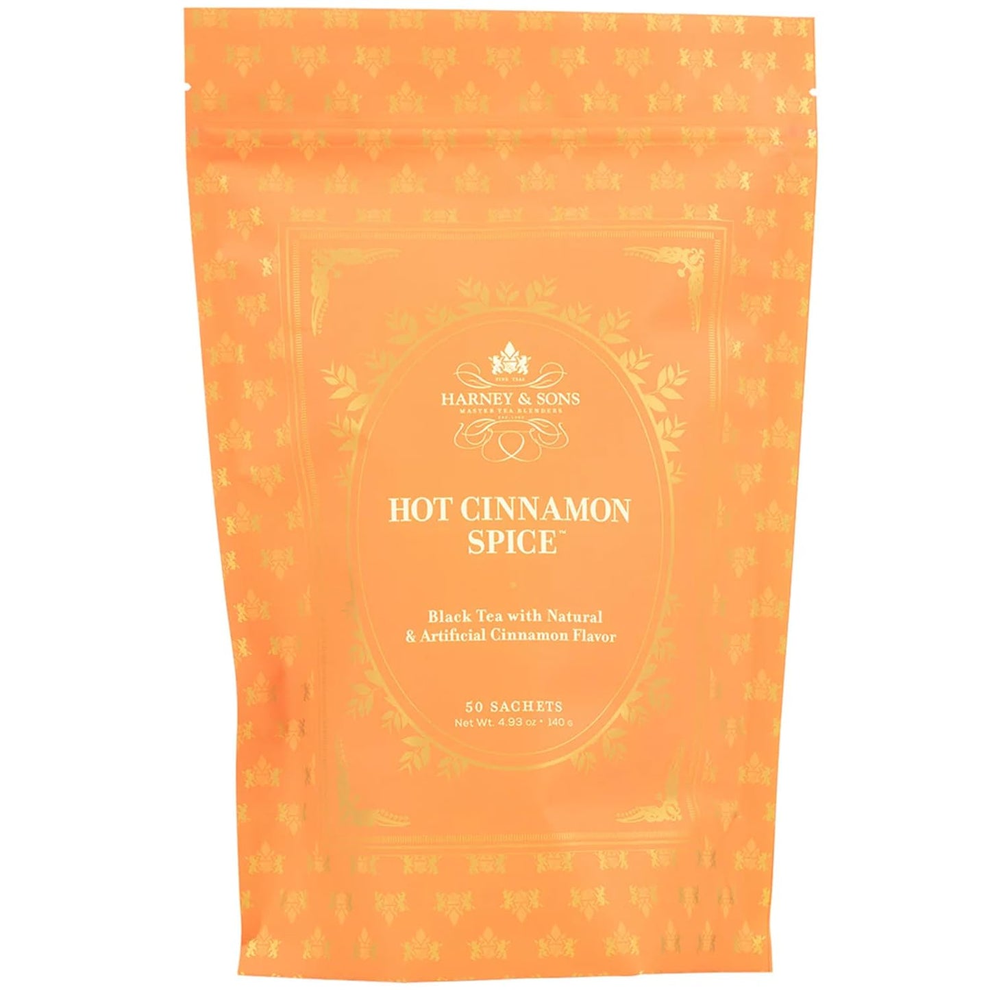 Harney_&_Sons_Hot_Cinnamon_Spice,_Bag_of_50_Sachets,_Black_Tea_w/Orange_Pieces_and_Cloves_(Pack_of_1)_(Packaging_may_vary)