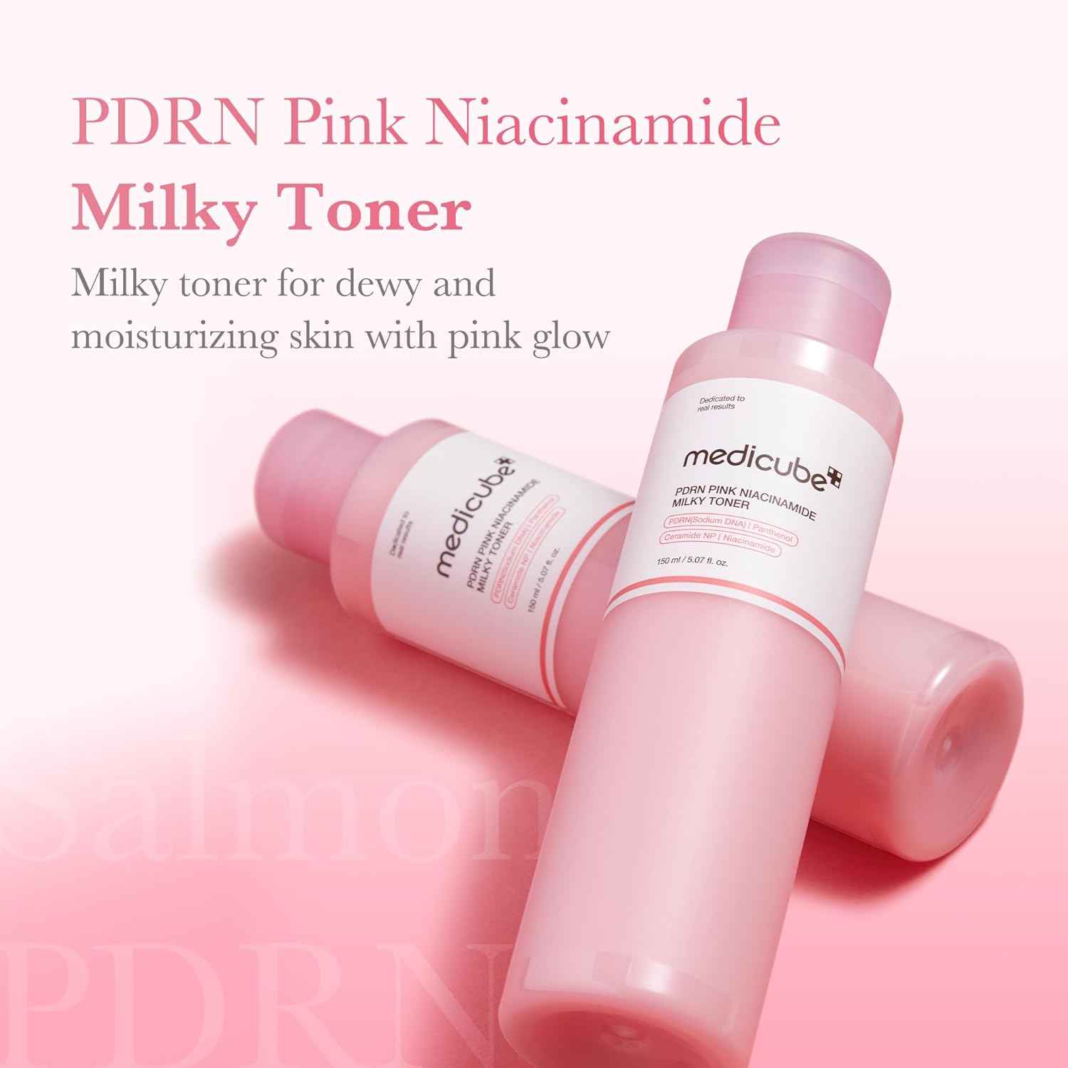 medicube PDRN Toner | for Hydrating, Moisturizing, Soothing with Ceramide, Peptide | Glass Glow Skin | Korean Skincare