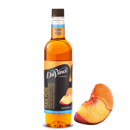 DaVinci Gourmet Sugar-Free Peach Syrup, 25.4 Fluid Ounces (Pack of 1)