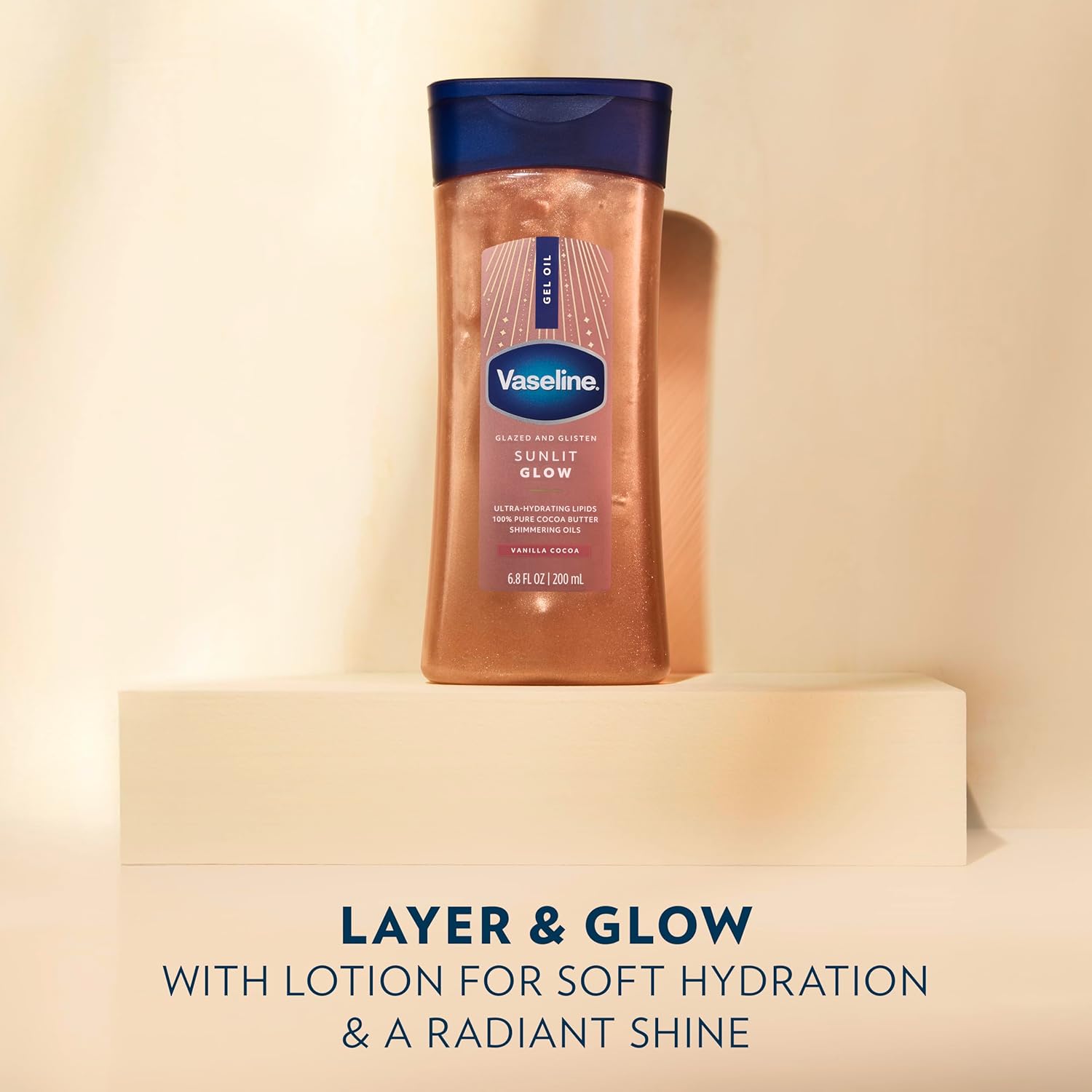 Vaseline_Glazed_and_Glisten_Sunlit_Glow_Body_Gel_Oil_Vanilla_Cocoa_Shimmering_with_Ultra-Hydrating_Lipids_and_100%_Pure_Cocoa_Butter,_6.8_Oz