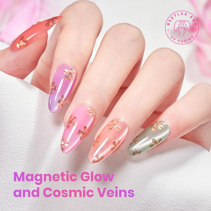 Beetles_Cat_Eye_Gel_Nail_Polish_Set,_6_Colors_Fairy_Garden_Pastel_Spring_Shimmer_Glitter_Gel_Polish_Kit_Pink_Red_Blue_Orange_Green_Purple_Velvet_Gel_Soak_Off_UV_Magnet_Nail_Art_DIY_Gift_for_Women
