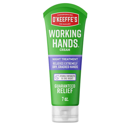 O'Keeffe's Working Hands Night Treatment Hand Cream for Extreme Dryness - Repairing Skincare for Cracked, Dry Hands