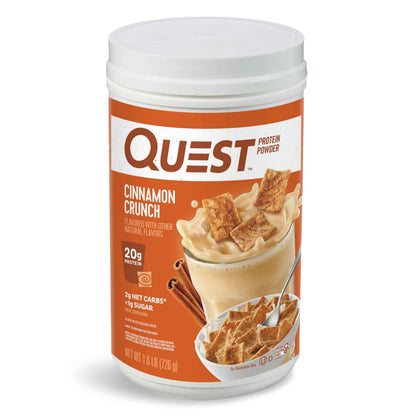 Quest Nutrition Protein Powder, 22g Protein, 1g Sugar, Low Carb, Gluten Free, 3 Pound, 43 Servings