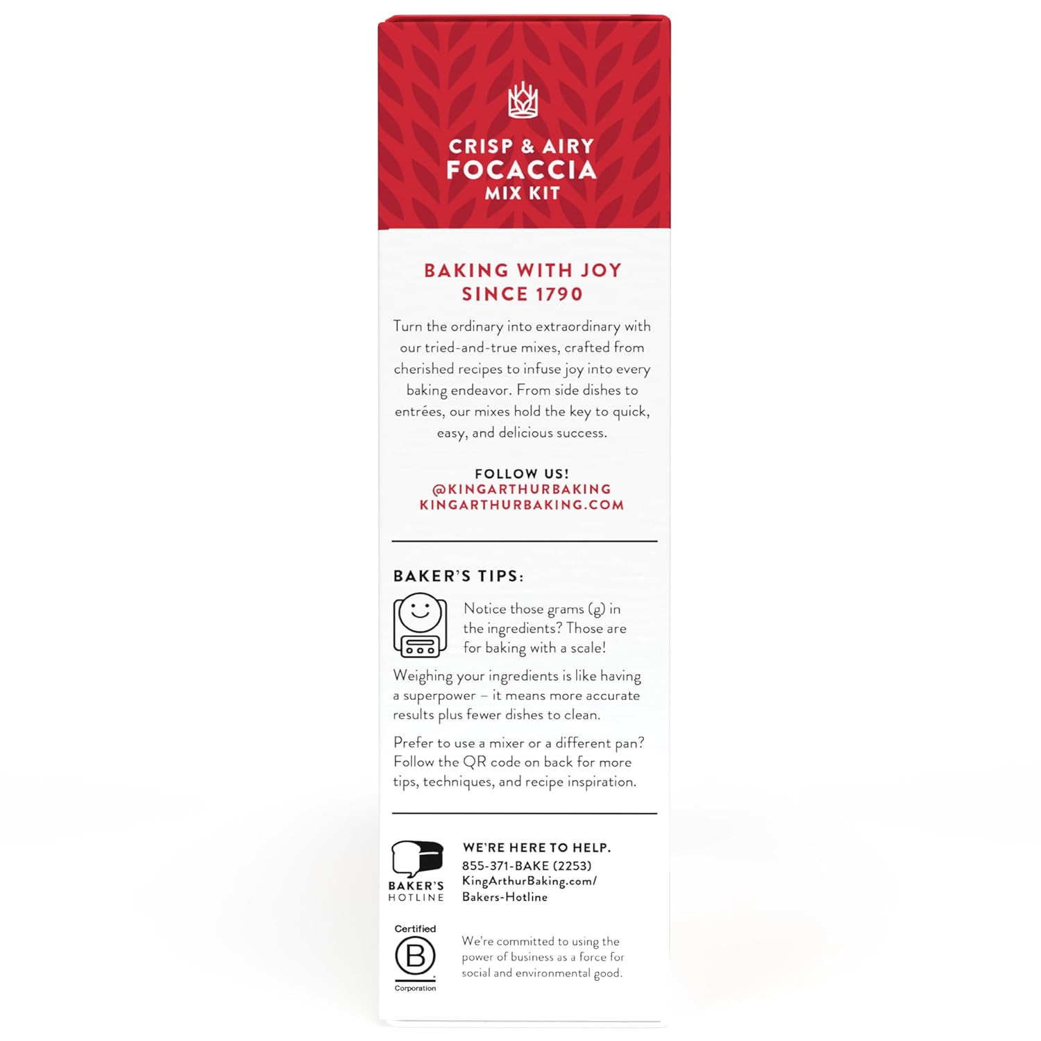 King_Arthur_Baking_Company_Crisp_&_Airy_Focaccia_Mix_Kit_18.4_oz.,_Baking_Mix_-_Ready_in_1_hour
