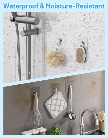20_Pcs_Adhesive_Picture_Hooks,_20_Ibs_Load_Heavy_Duty_Self_Adhesive_Wall_Hooks_for_Hanging,_Waterproof_Picture_Hangers_Without_Nails_for_Bathroom_Kitchen,_Transparent_Sticky_Hooks_for_Frames