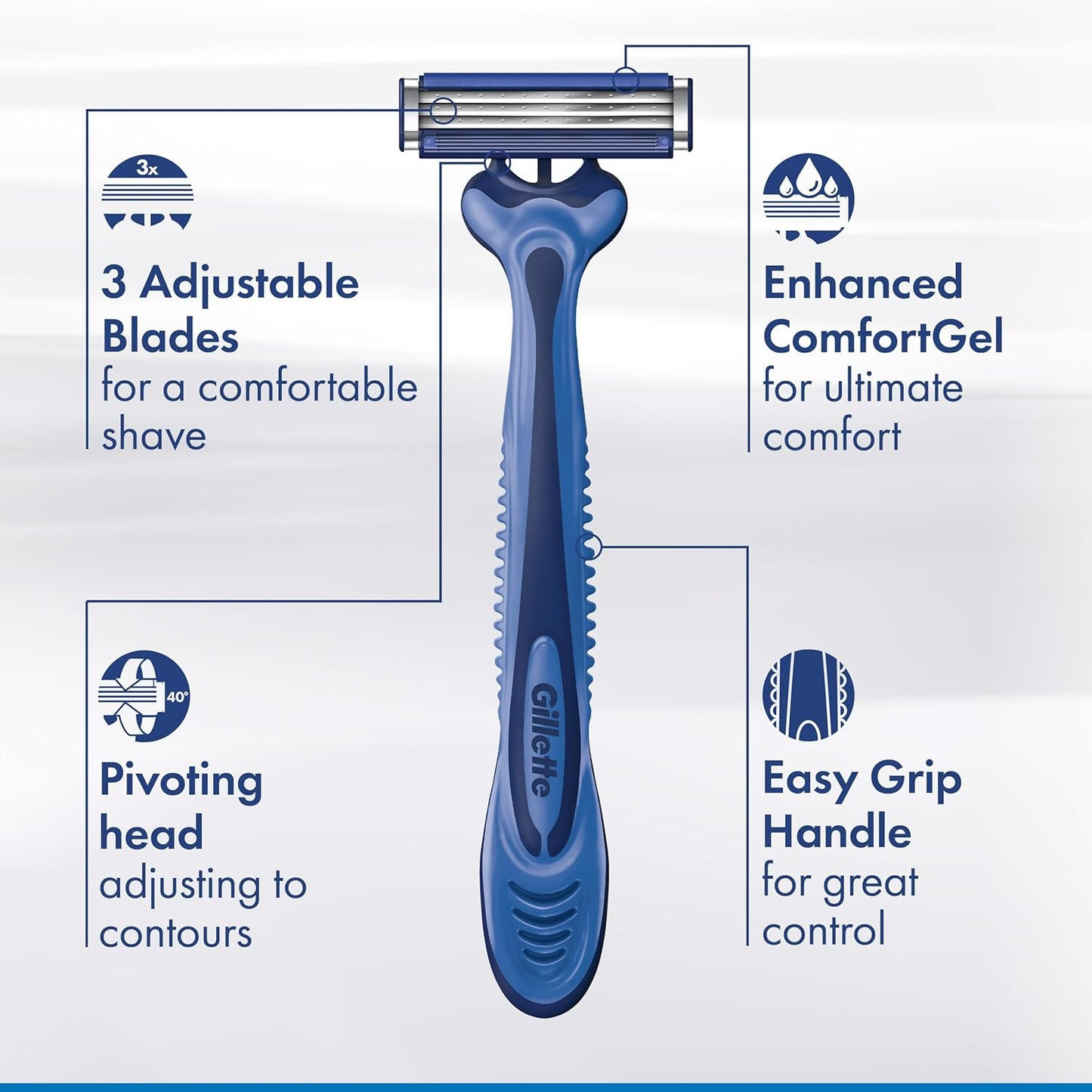 Gillette_Sensor3_Comfort_Men's_Disposable_Razors,_12_Razors