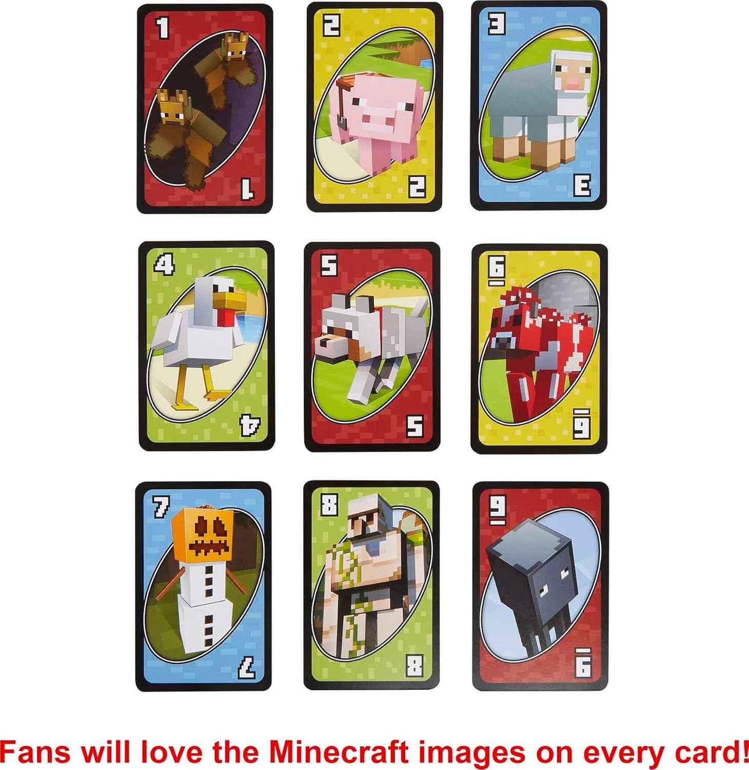 Mattel Games UNO Card Game, Gifts for Kids and Family Night, Themed to Video Game, Travel Games, Storage Tin Box