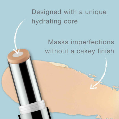 Neutrogena Hydro Boost Hydrating Concealer Stick, Oil-Free, Lightweight Cover-Up Makeup with Hyaluronic Acid Refreshes Dry Skin & Provides Buildable Coverage