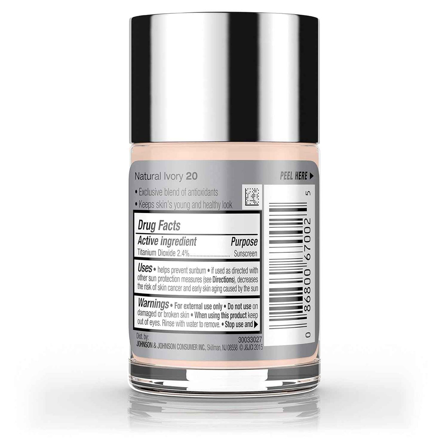 Neutrogena Healthy Skin Liquid Foundation Makeup with Broad Spectrum SPF 20 Sunscreen, Lightweight, Medium Coverage Makeup with Sunscreen and Pro-Vitamin B5