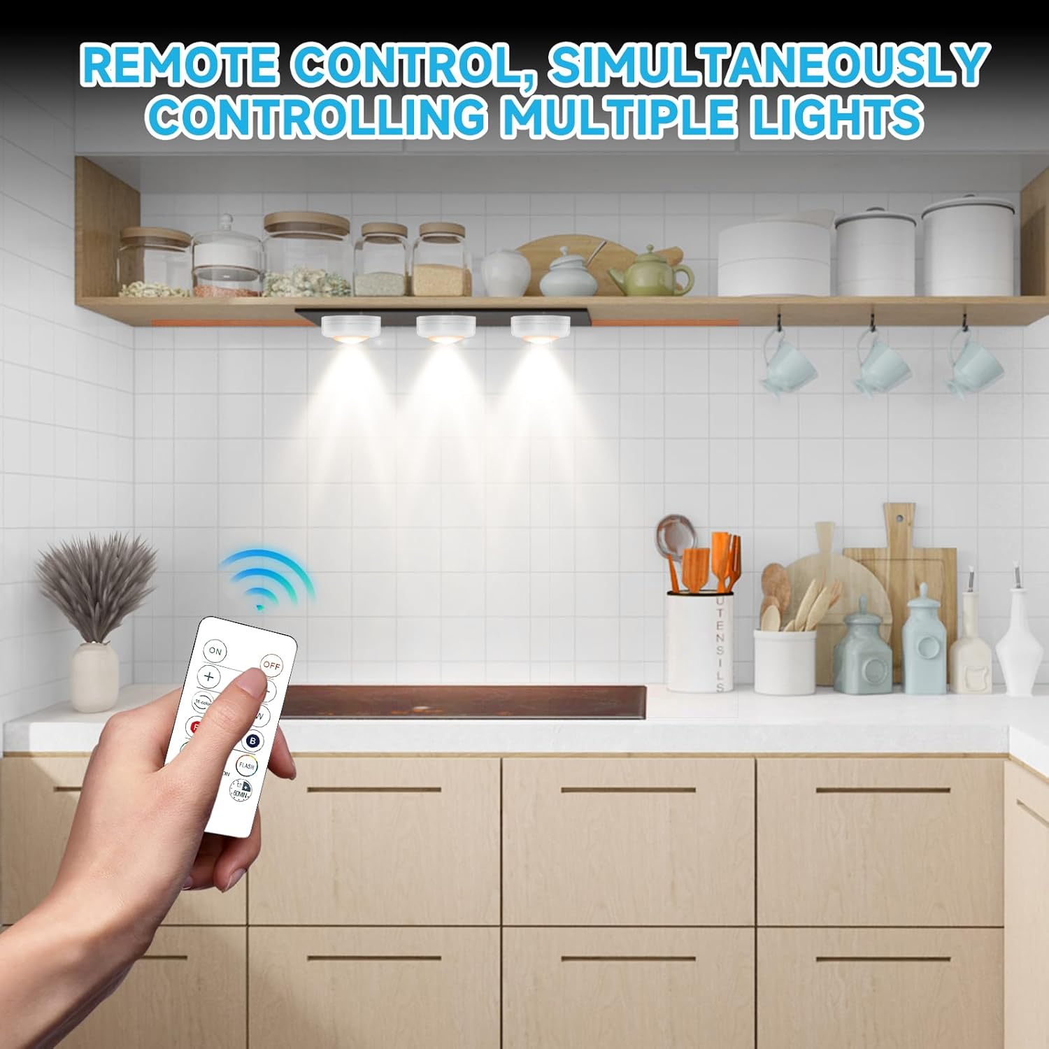 LED_Puck_Lights_with_Remote_Control,_Wireless_Under_Cabinet_Lighting,Color_Changing_Lights_with_Dimmer_and_Timer,_AAA_Battery_Operated_Powered_Push_Night_Lights_(3/6/12_Pack_Black)