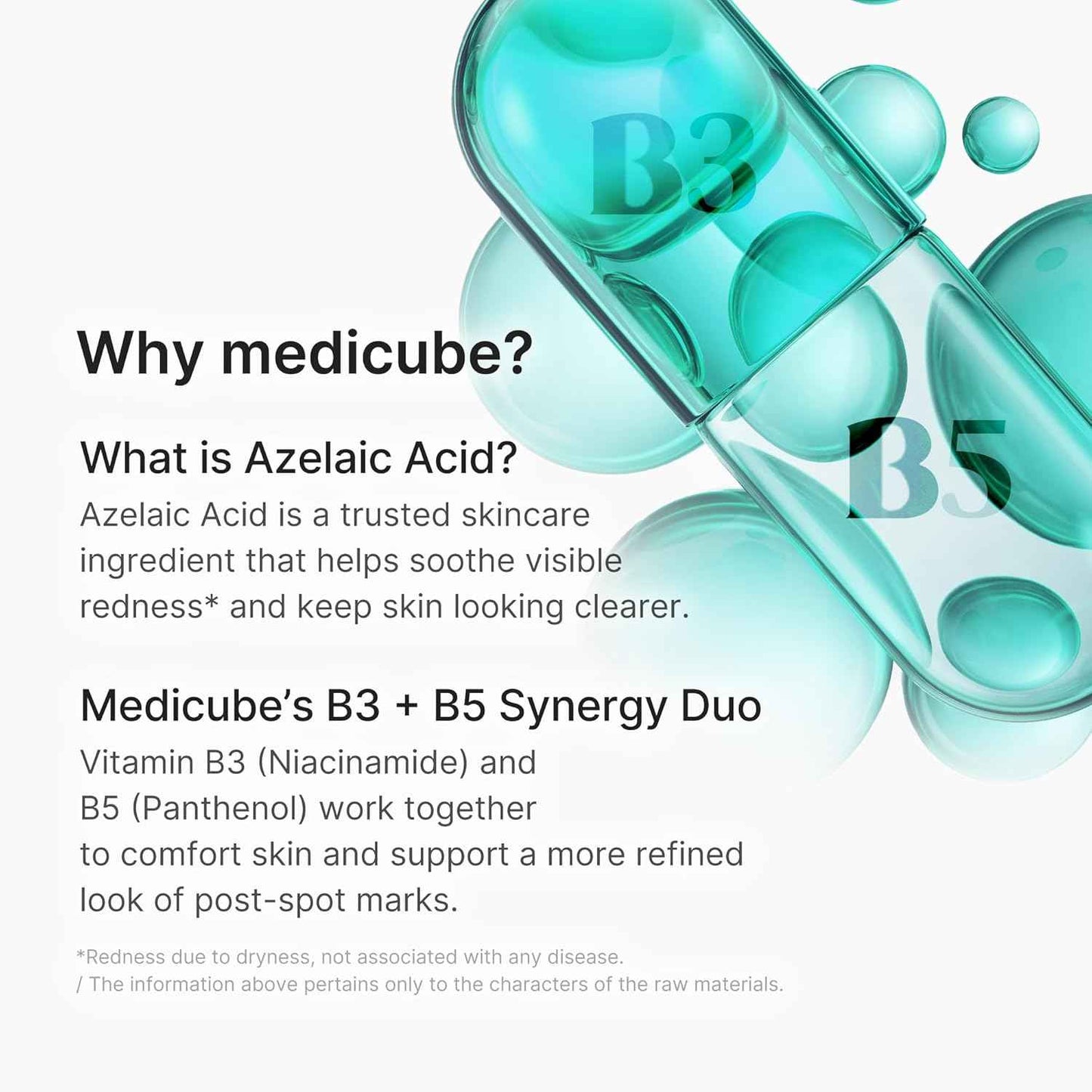 medicube Azelaic Acid 10 Soothing Serum | Clarifying Serum for Troubled & Oily-Prone Skin with B3+B5 | Stressed Skin Calming & Post-Blemish Tone Care | Korean Skincare 30ml, 1.01 fl oz